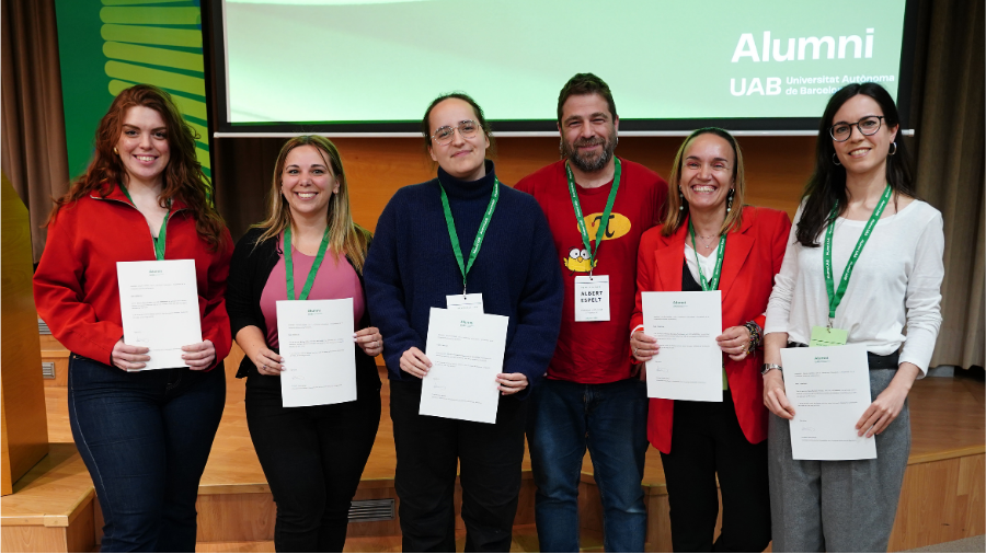 Participants de la mentoria a la cloenda